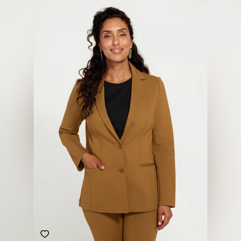 Betabrand Blazer in Nutmeg NWT.